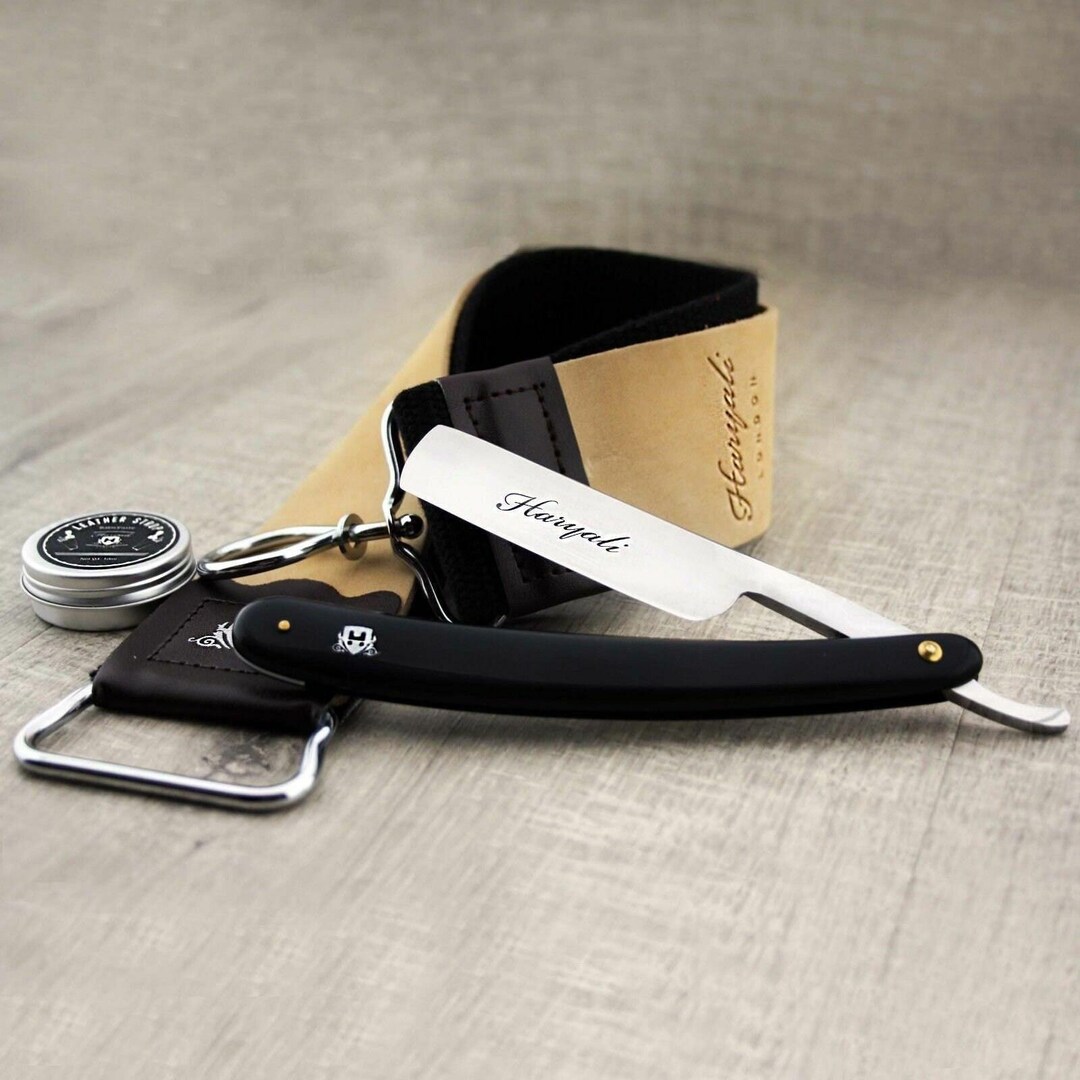 Luxury Straight Shaving Razor Kit | Eco-friendly Grooming Gift - Etsy