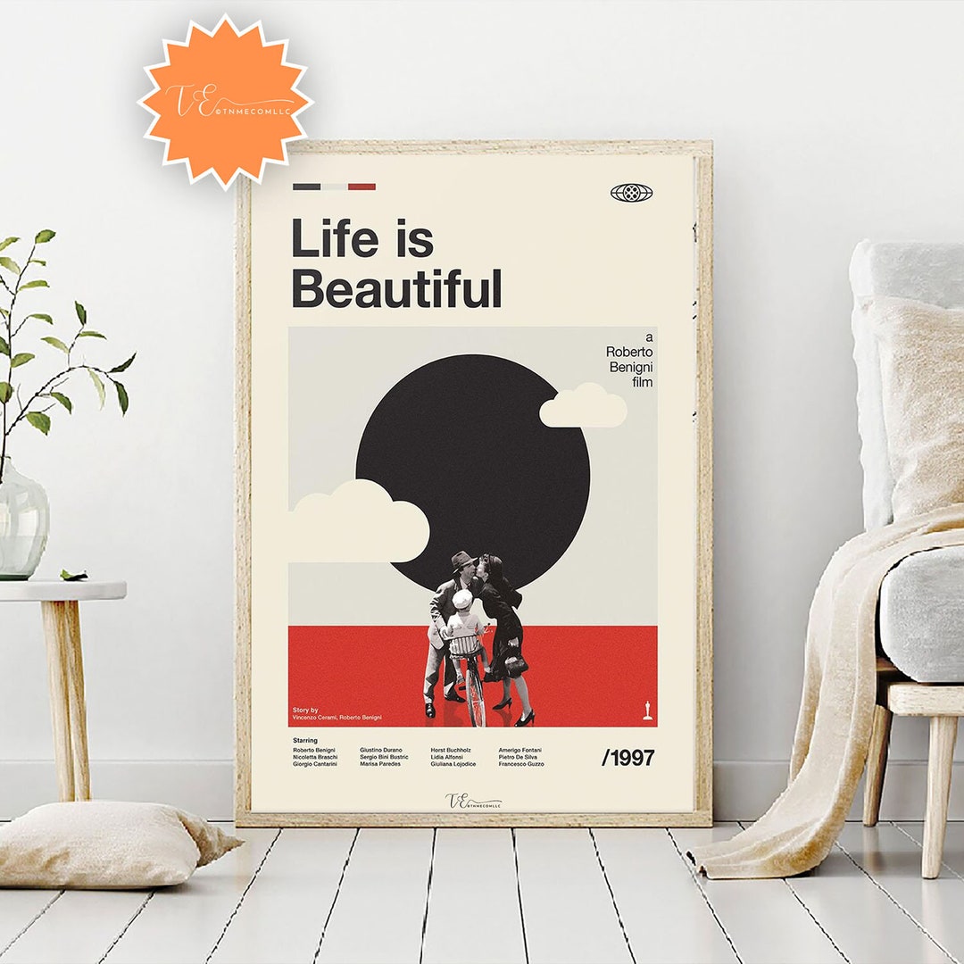 Life is Beautiful Movie Poster Life is Beautiful Prints Etsy