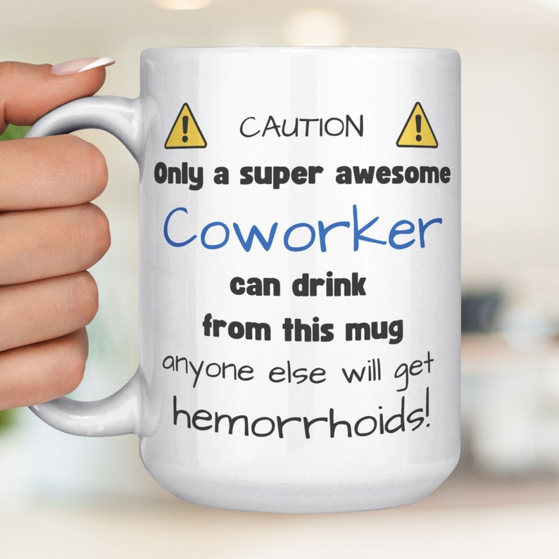 Super Awesome Coworker Mug Hilarious Office Gag Gift, Humorous