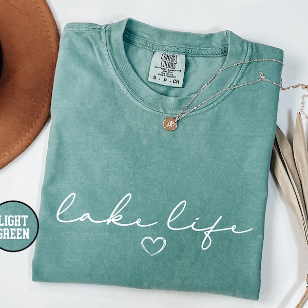 Comfort Colors®Lake Life Shirt, On The Lake Tee, Travel Lover Outfit, Gift For Adventurer, Family Travel Apparel, Camper Clothing, Like Vibe