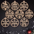 Custom Christmas Ornaments, Personalized Name Wooden Ornament, Custom Family Ornament, Customized Christmas 2024 Ornament, Christmas Gifts