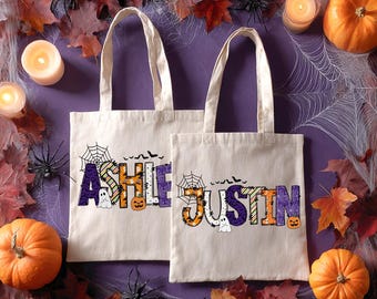 Personalisierte Halloween Tasche: Süßes oder Saures