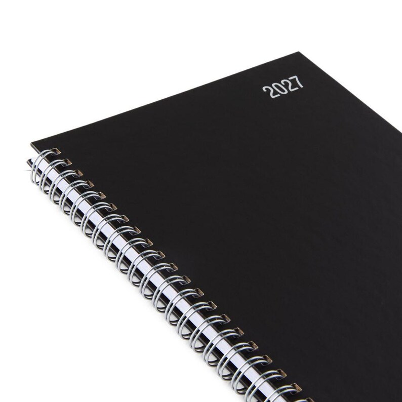 Agenda 2027 A5 – Zwarte omslag, zilverkleurige spiraalbinding afbeelding 11