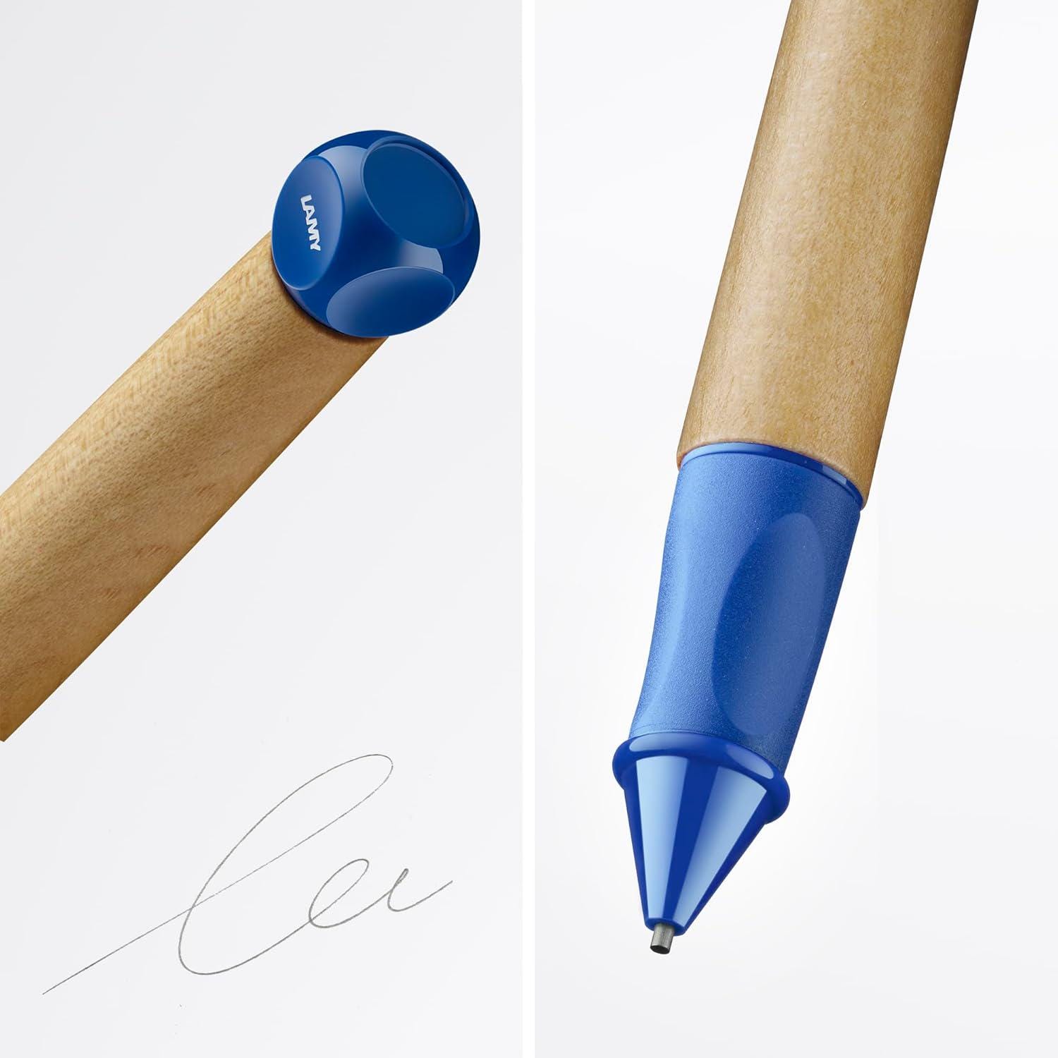 LAMY Abc Red Mechanical Pencil For Kids - Ergonomic Grip, Maple Wood Body, Includes 1.4 Mm Refill - View #8