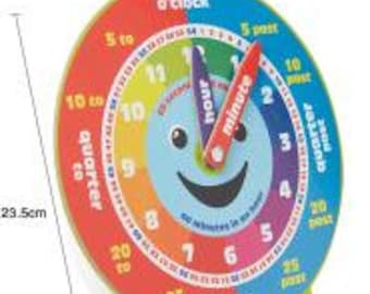 Morgan's Direct Early Learning Education Clock Moveable