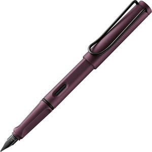 Caneta-tinteiro LAMY Safari Scarlet com cabo ergonômico e ponta de aço polida, vários tamanhos de ponta