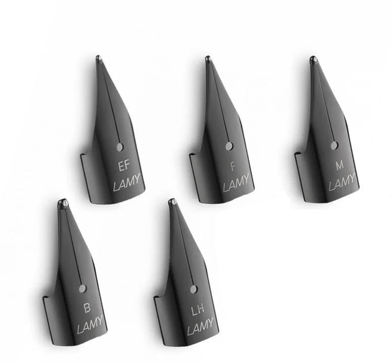 Lamy Z 50 Plume Fine Noire - Rechange Pour Stylos Plume LAMY, Qualité écriture Précise