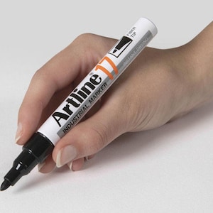 Artline Industrial Permanent Marker Pen - Water, Heat, Light Resistant. Bullet Tip. - Single