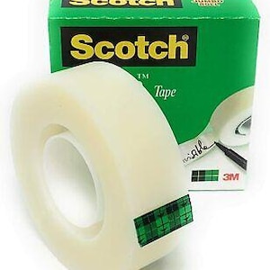 Scotch Magic Tape - 19 mm x 33 m - onzichtbare tape, kerstcadeaus inpakken, kerstkaarten en cadeaus labelen