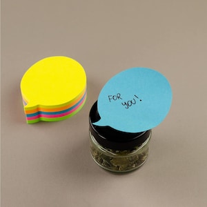 Stik-ie Stiky Notes - 228 arkuszy - Neonowe dymki - Opakowanie 4 szt.