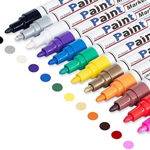 Artline 400XF Pennarello per pittura permanente liquido impermeabile metallo plastica tessuto