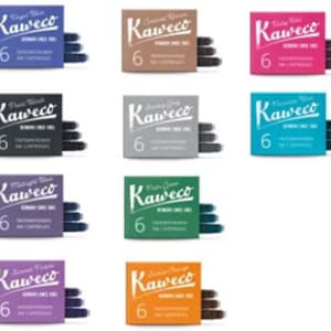 Kaweco Vulpeninktpatronen navullingen - diverse kleuren - 6 patronen per verpakking