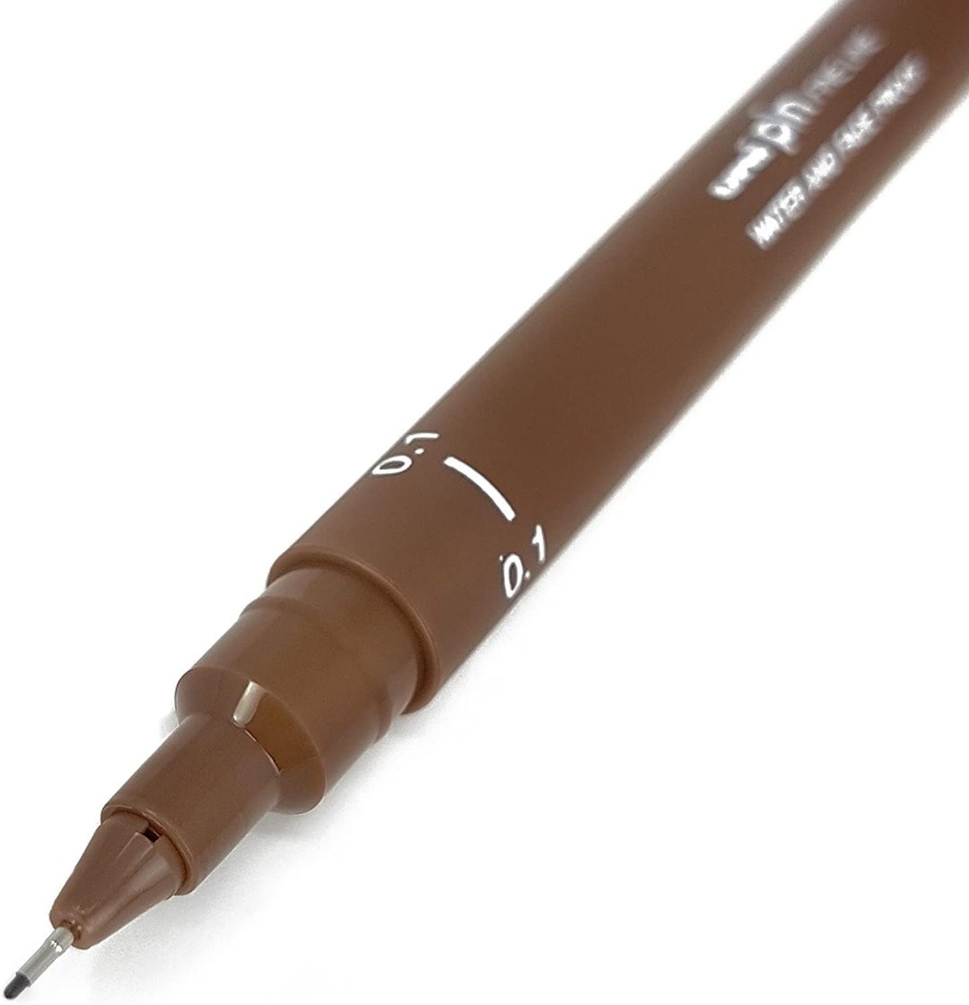 Uni Pin 0.1mm Fineliner Drawing Pen - Black | Dark Grey | Light Grey ...