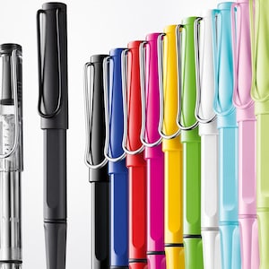 Bolígrafo Lamy Safari Rollerball con agarre ergonómico, tamaño mediano, para uso doméstico y para estudiantes, varios colores