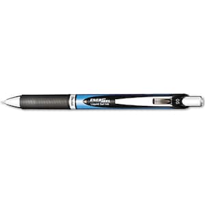 Bolígrafo de gel retráctil Pentel EnerGel Xm negro de 0,5 mm para oficina y escuela (3 / 6 / 14 unidades)