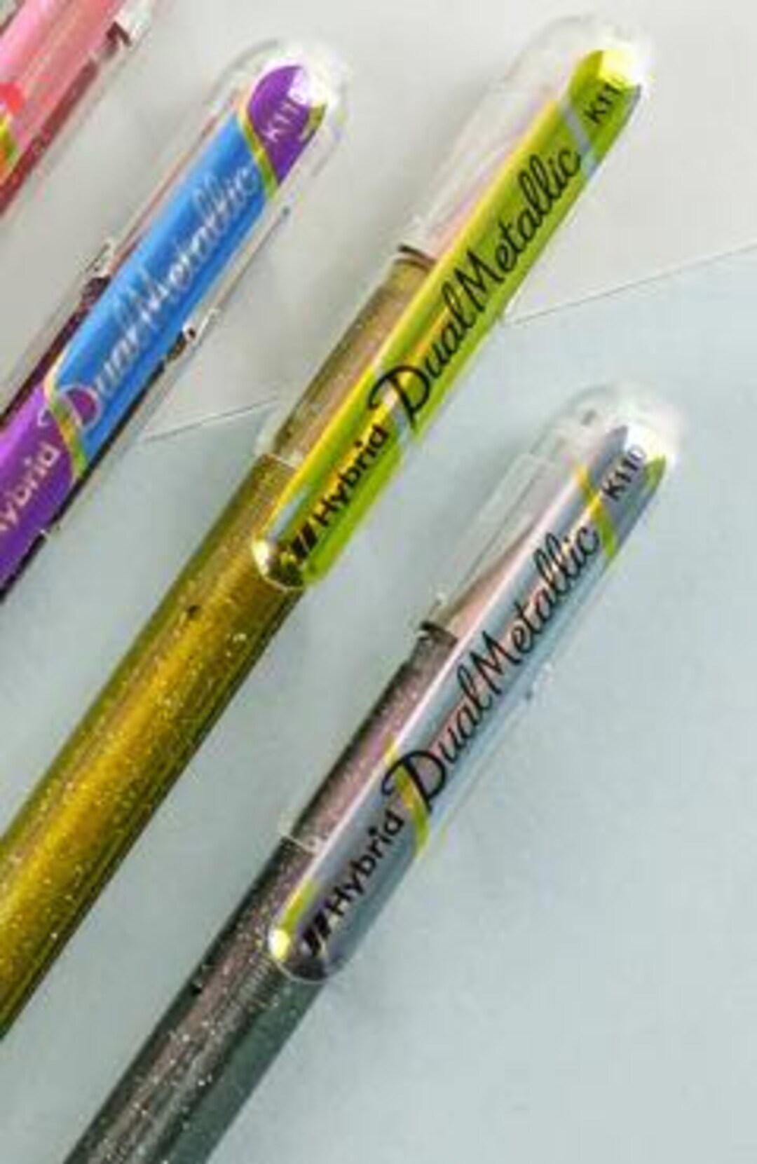 Pentel XK110/2-XXZX Hybrid Dual Metallic Gel Pen - Gold Pentel XK110/2-XXZX Hybrid Dual Metallic Gel Pen - Gold