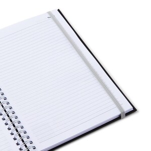 Agenda 2027 A5 – Zwarte omslag, zilverkleurige spiraalbinding afbeelding 3