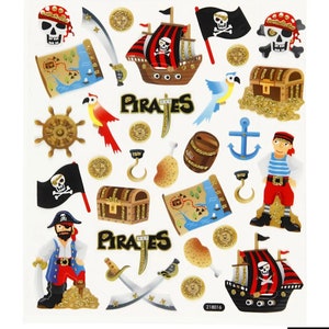 Autocollants Creativ Stickers Pirates | Transformateurs | Super-héros | Étoiles/planètes et astronautes