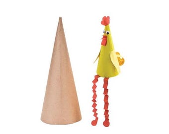 Creativ 5-Piece 20 cm Papier Mache Cones