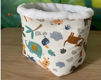 Reversible cotton gauze basket