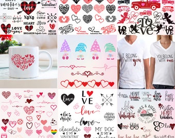 560+ Mega Love SVG Bundle, Love Gift, Cupid, Heart, Hugs, Kisses, SVG, Women's Day Gift Layered Item, All in One Svg Bundle, Big svg Bundle