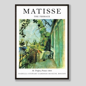 Matisse The Terrace Instant Download, Matisse Landscape Instant Download, Henri Matisse Print, PRINTABLE Digital Art, Digital Download