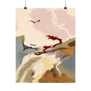 Vertical Posters - Extra Large Abstract Art Print