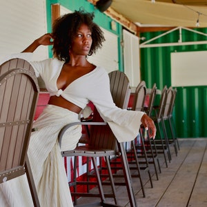 Robe shop coton gaufré