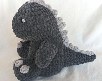 Dino Monster Plüsch PDF Häkelanleitung
