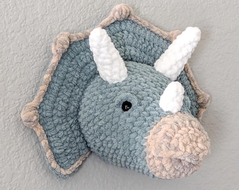 Triceratops Wandbehang PDF Häkelanleitung