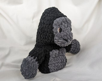 Gorilla Hand Puppet PDF Crochet Pattern