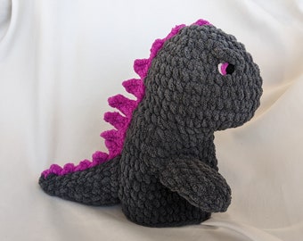 Marionnette à main dinosaure / monstre PDF au crochet