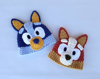 Gorros Heeler (tallas para niños y niños pequeños) Patrón de ganchillo PDF