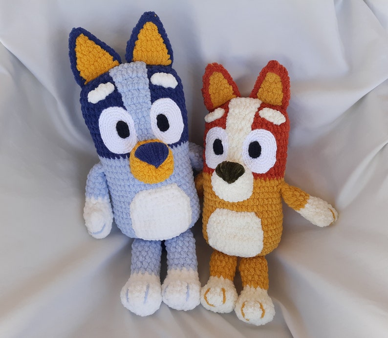 Heeler Plush Toys PDF Crochet Pattern image 1