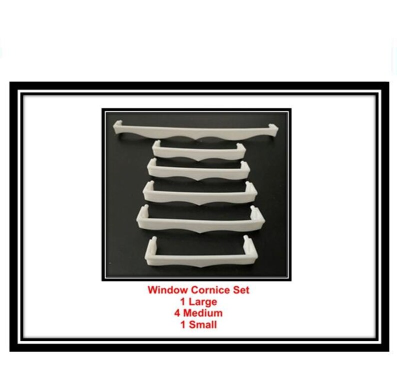 MARX Marx-a-mansion Dollhouse: Window Curtain Cornices - Etsy