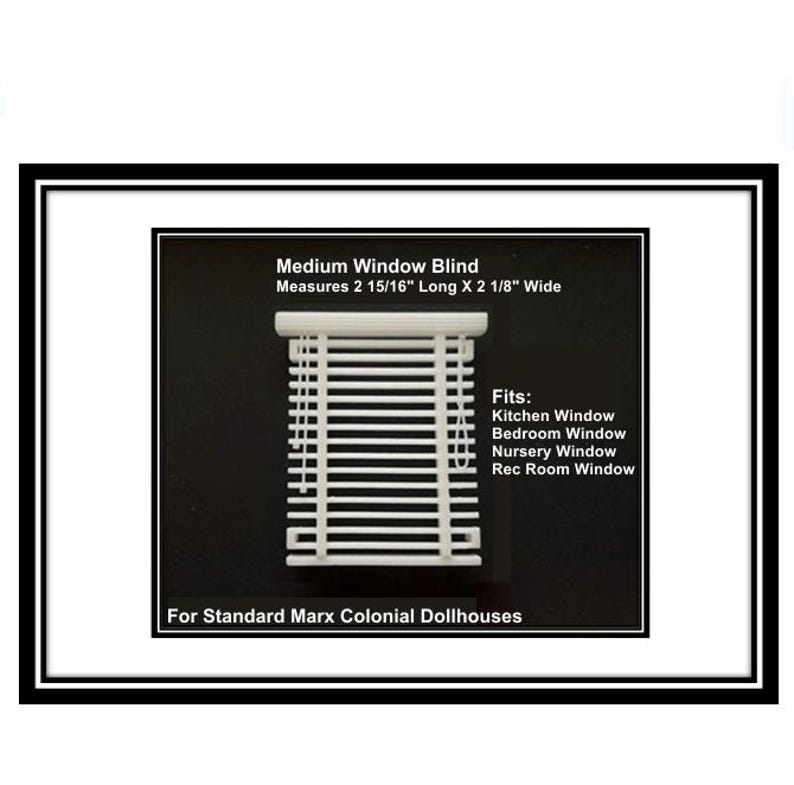 MARX Colonial Dollhouses: Window Blinds - Etsy