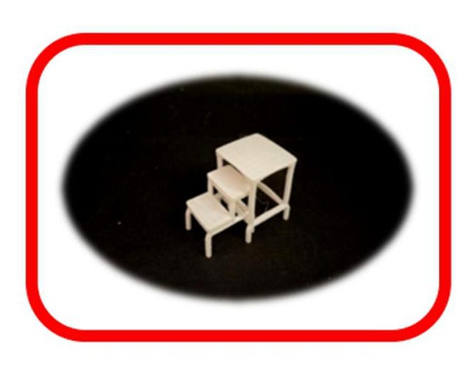 3D Printed MARX 1/2" Scale Furniture Accessory Piece - Kitchen Step Stool!