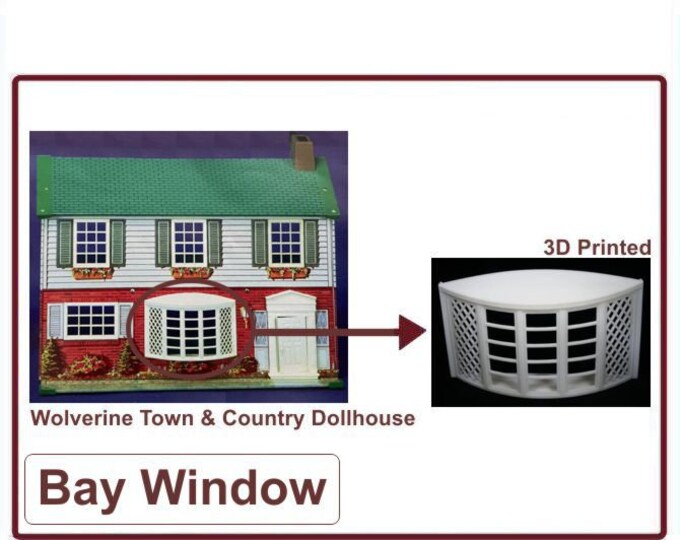 Wolverine Town & Country Dollhouse:  Bay Window