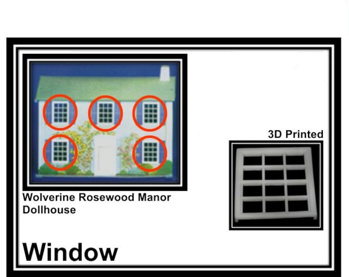 Wolverine Rosewood Manor Dollhouse:  Window