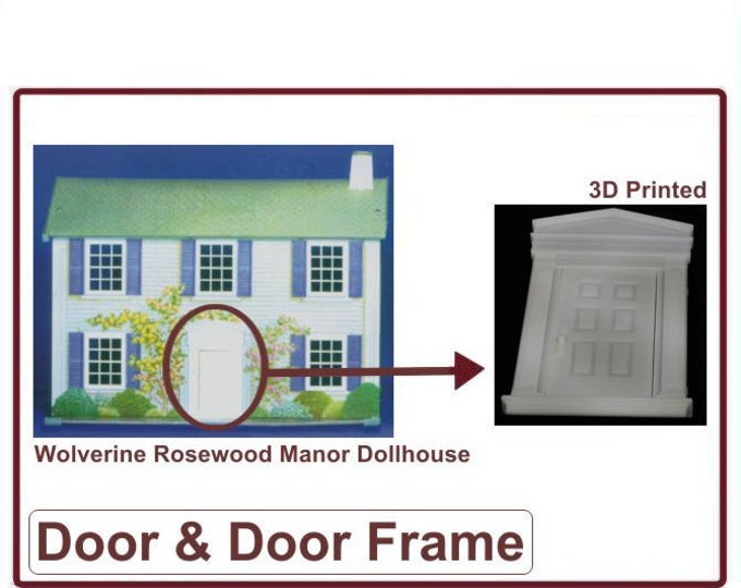 Wolverine Rosewood Manor Dollhouse:  Front Door and Door Frame