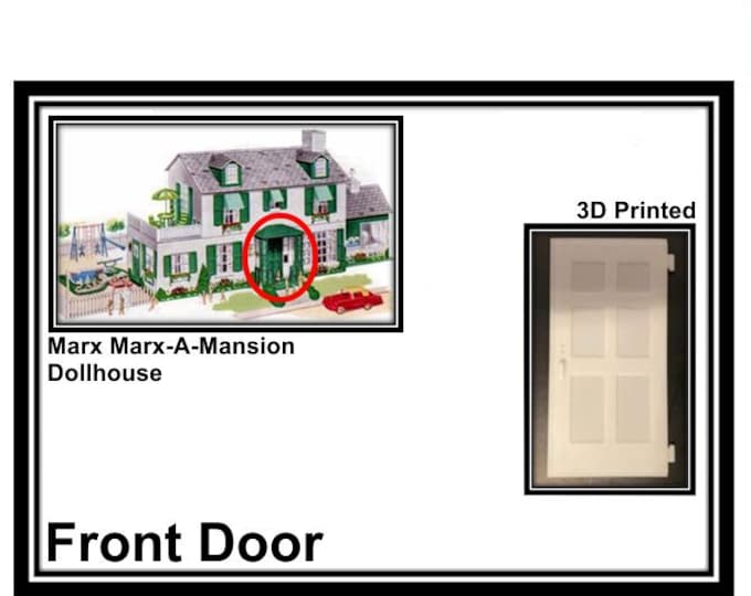Marx Marx-A-Mansion Dollhouse:  Front Door
