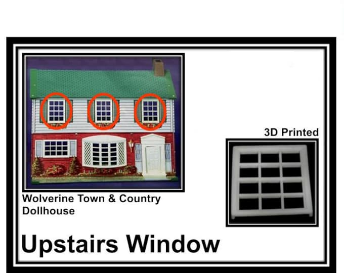 Wolverine Town & Country Dollhouse:  Upstairs Window