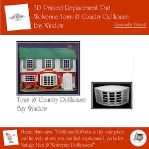 WOLVERINE Town & Country Dollhouse:  Bay Window