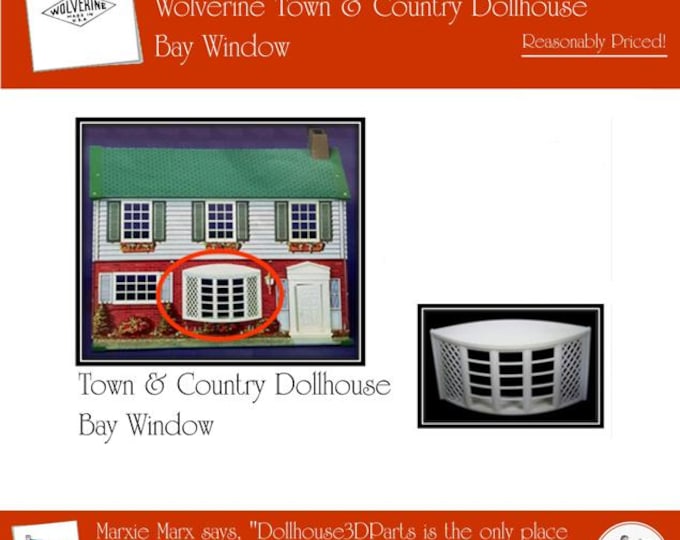 Wolverine Town & Country Dollhouse:  Bay Window