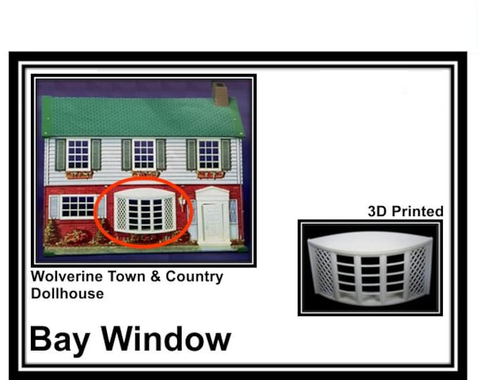 Wolverine Town & Country Dollhouse:  Bay Window