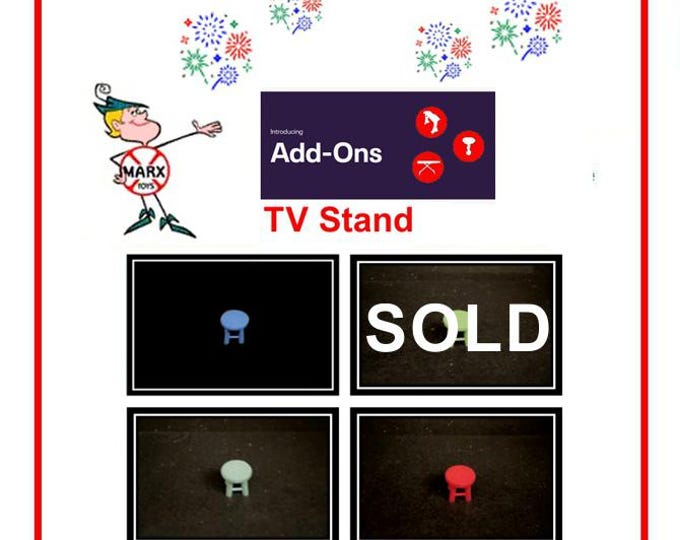 3D Printed MARX 1/2" Scale Furniture Accessory Piece - Living Room TV Stand!