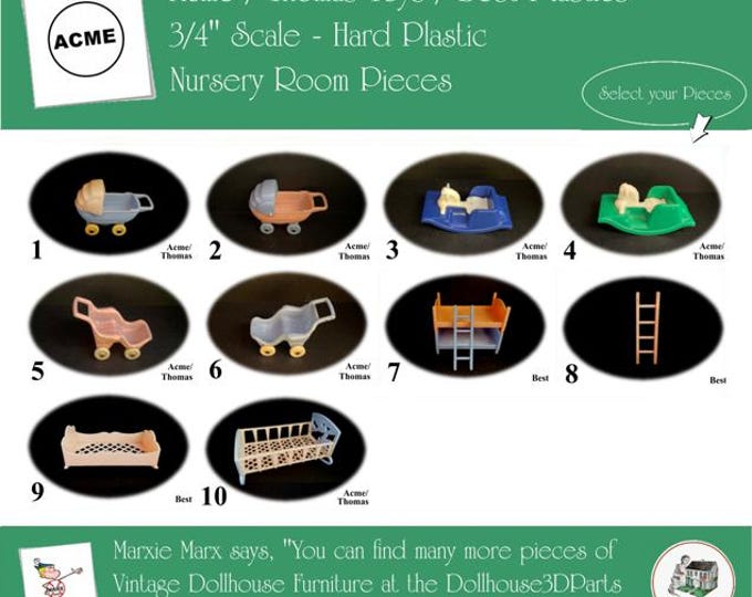 ACME/THOMAS -BEST Vintage Dollhouse Furniture