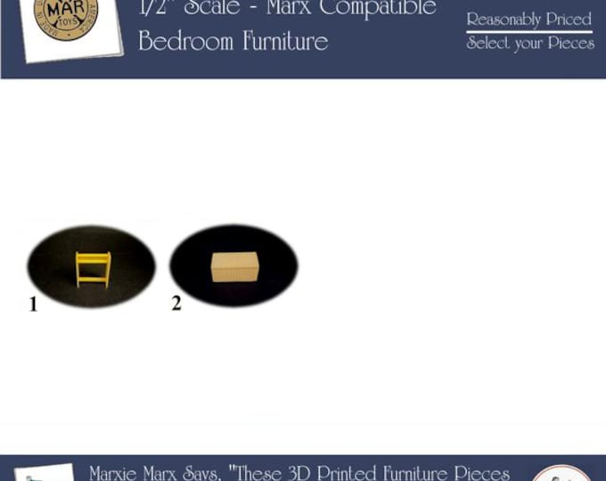 3D Printed Dollhouse Furniture for the Bedroom