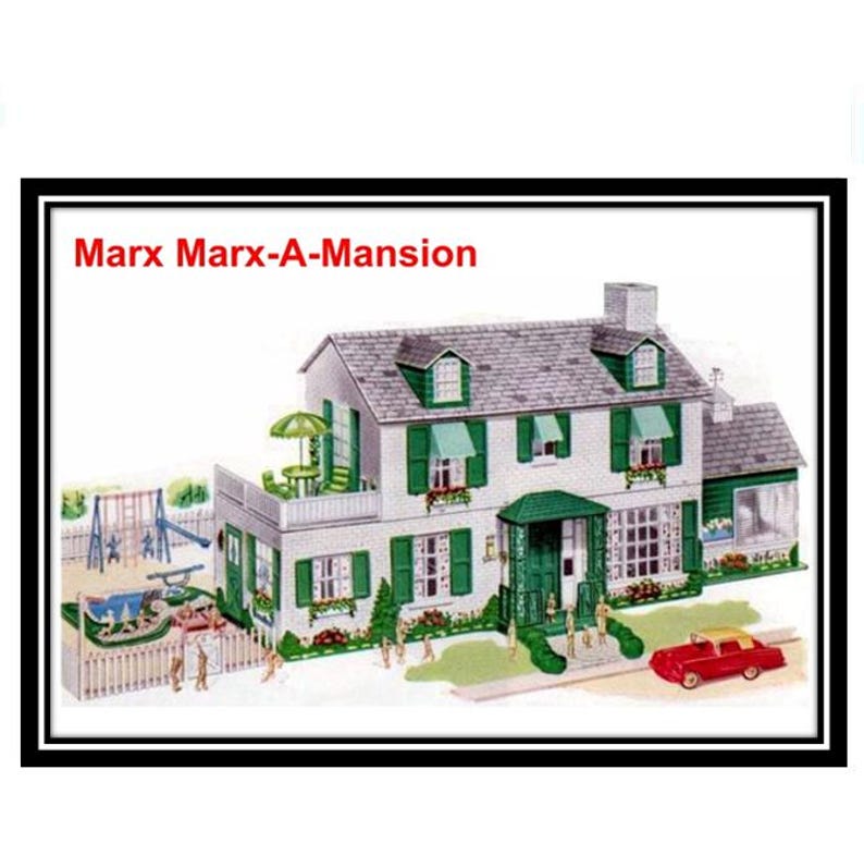 MARX Marx-a-mansion Dollhouse: Window Curtain Cornices - Etsy