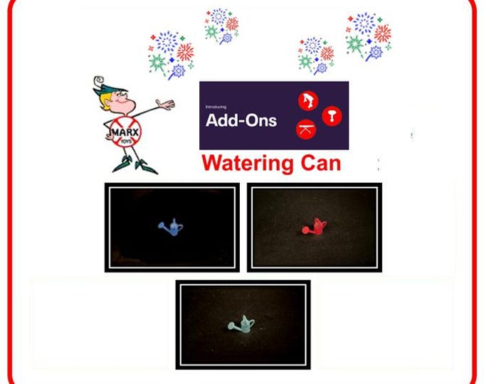 3D Printed MARX 1/2" Scale Furniture Accessory Piece - Patio/Outdoor Watering Cans!